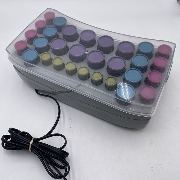 Jilbere de Paris Porcelain Ceramic Tools Hot Rollers Curlers JBPHS30 Tested - Picture 12 of 13